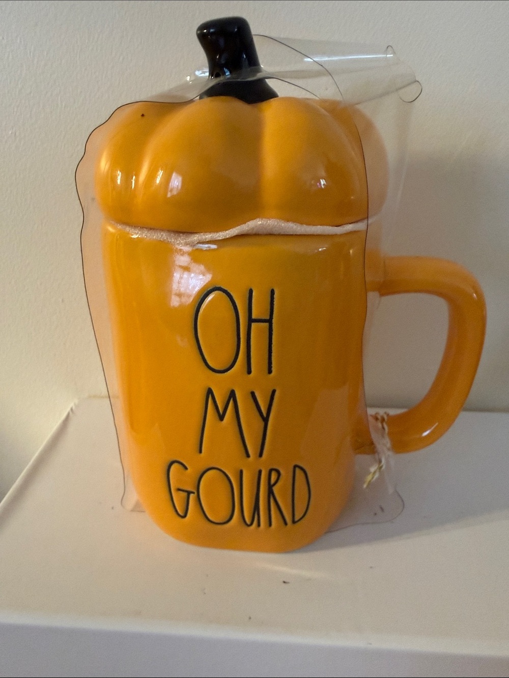 Orange 'Oh My Gourd' Pumpkin Mug - Seasonal Home Dining